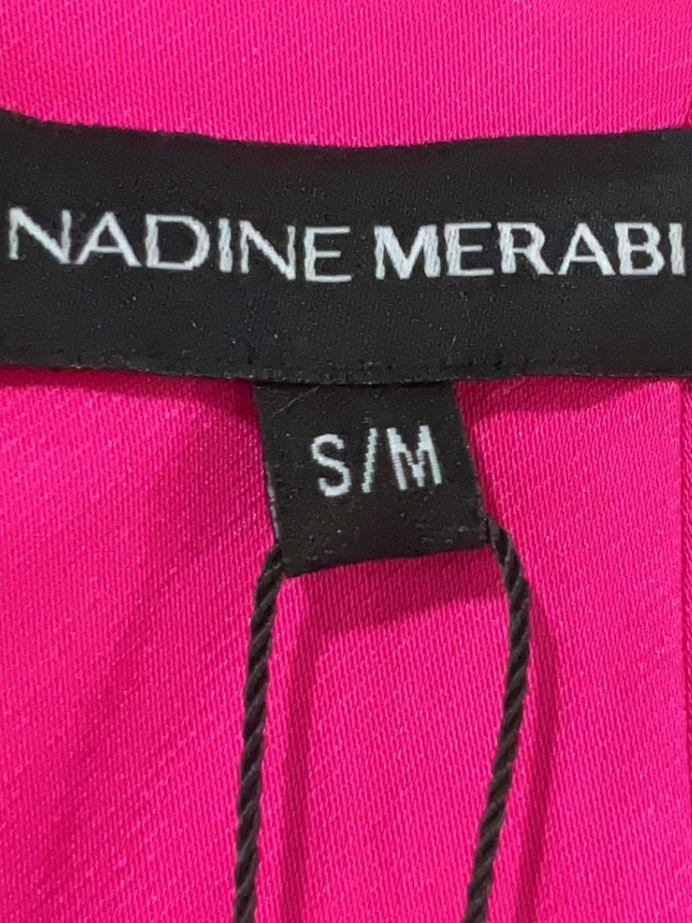 Nadine Merabi Roxy/Mia pink sequin feather mini skirt NWT Size S/M - Picture 8 of 9